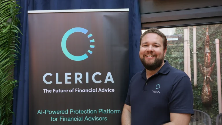 Matt at Clerica event